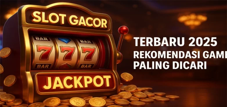 Ilustrasi 3D mesin slot modern dengan efek jackpot besar, menampilkan karakter bergaya glamor di latar kasino digital berlampu neon.